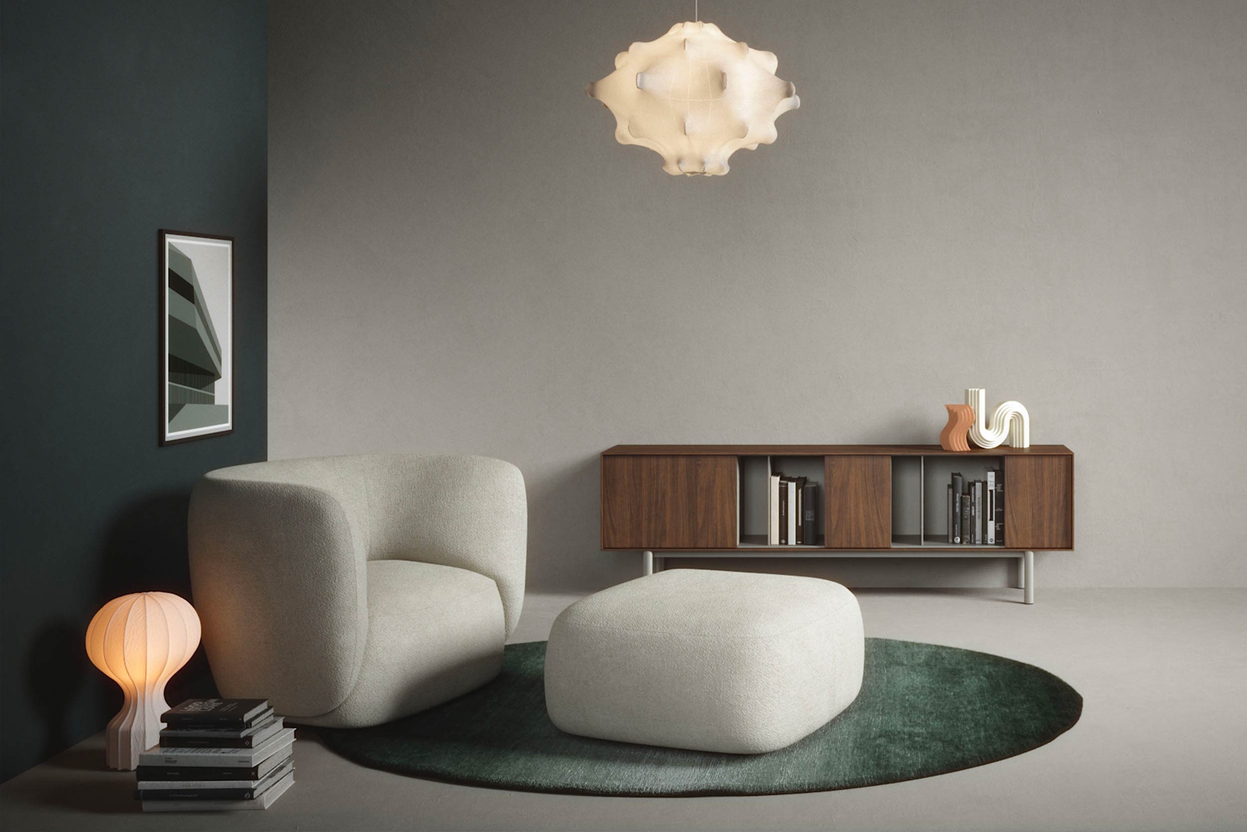Blossom luxury Italian modern armchair by Novamobili