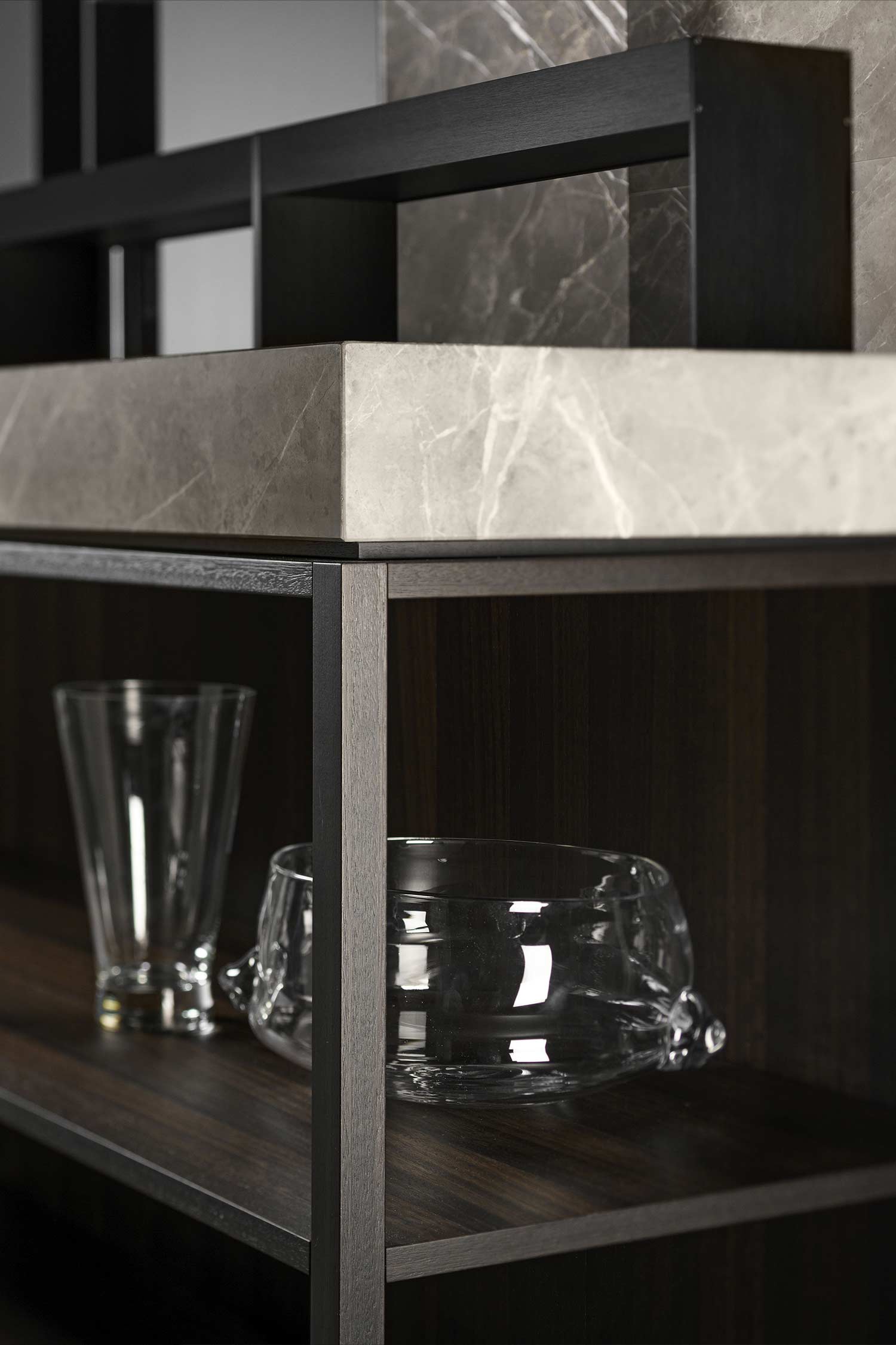 Luxurious Collemandia Marble worktop with elegant gold shades reminiscent of luxurious silk.