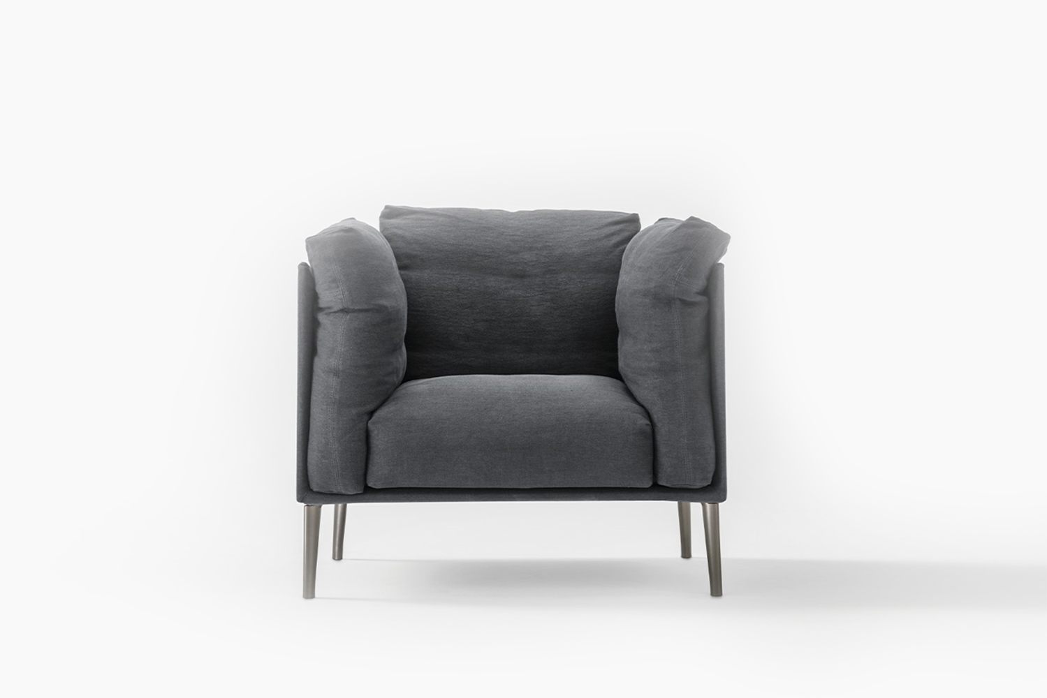 Kubi luxury Italian modern armchair by Novamobili. Sold by Krieder UK.