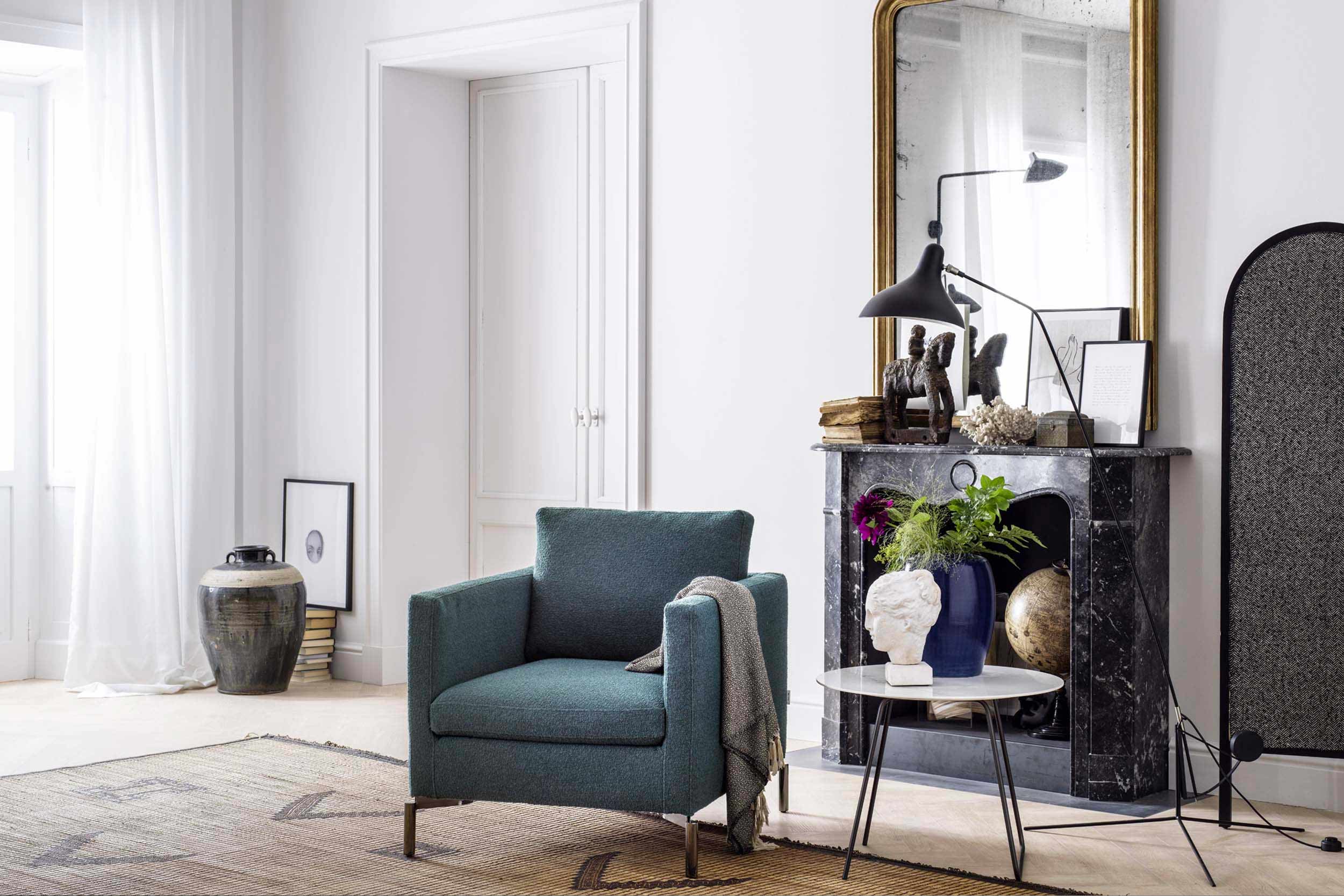 Reef luxury Italian modern armchair by Novamobili
