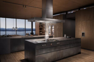 Luxury kitchen appliance brand Gaggenau 400 series Vario wine cabinet / wine cooler. Buy in the UK with Krieder.