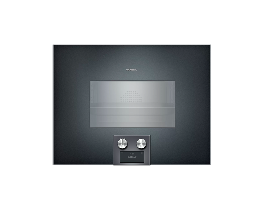 Gaggenau 400 series combisteam oven with bottom controls Anthracite