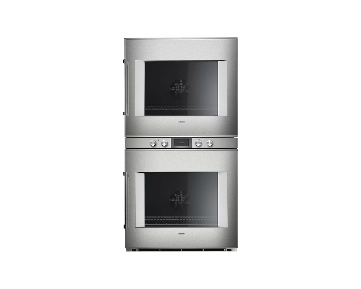 Luxury kitchen appliance brand Gaggenau 400 series double oven. Buy in the UK with Krieder.