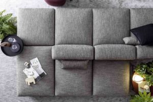 Avenue luxury Italian modern modular sofa by Novamobili. Sold by Krieder UK.