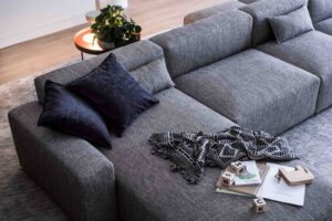 Avenue luxury Italian modern modular sofa by Novamobili. Sold by Krieder UK.
