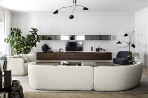 Blossom luxury Italian modern modular sofa by Novamobili. Sold by Krieder UK.