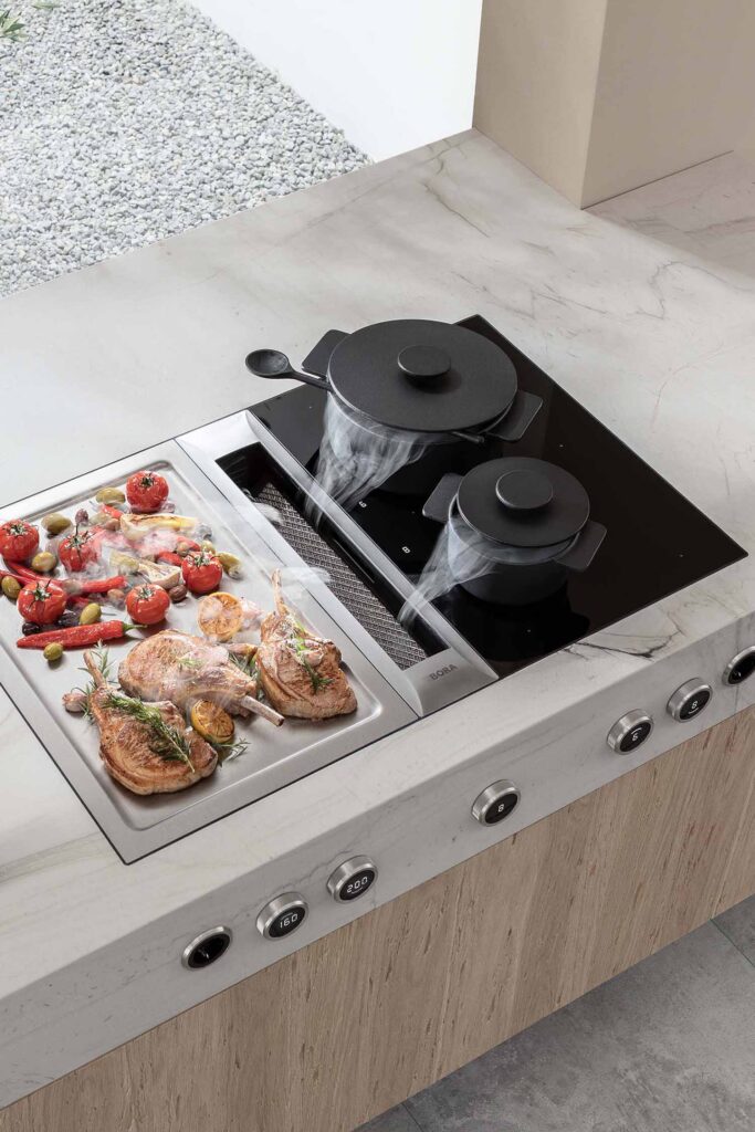 Bora Professional cooktop in white