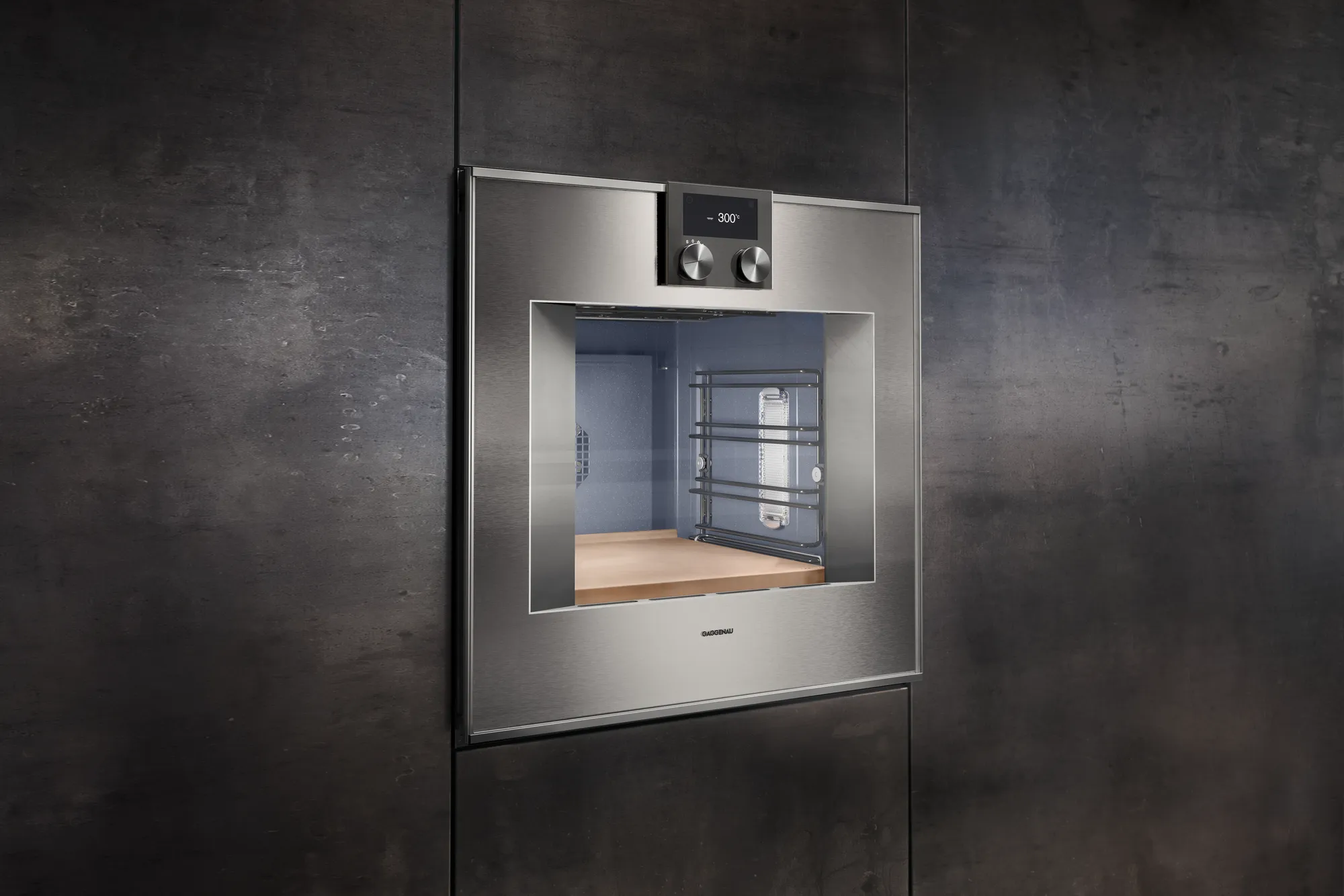 Gaggenau luxury oven in a contemporary German kitchen designed by Krieder