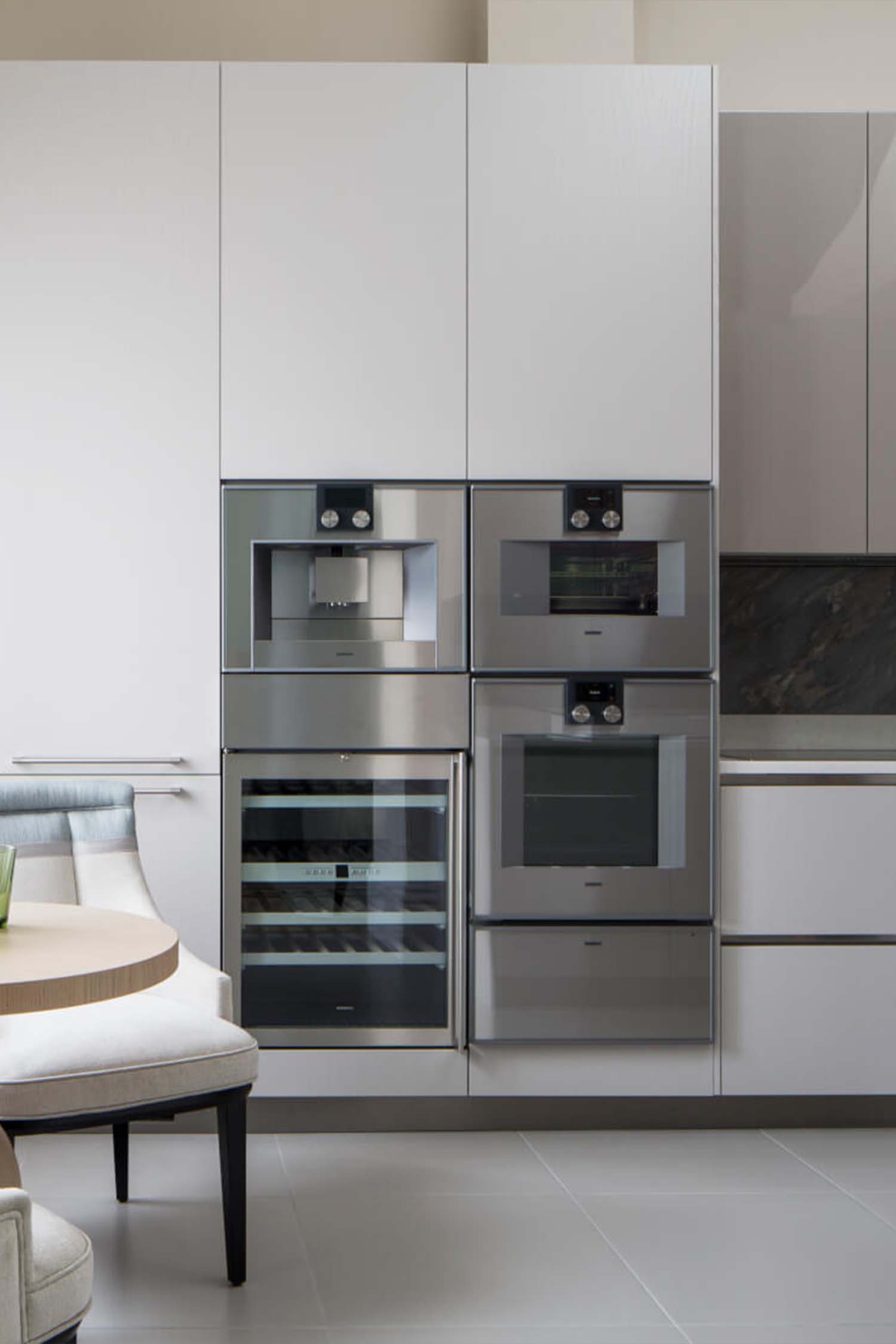 The Bromptons, Chelsea. Kitchen by Krieder in partnership with Roselind Wilson Design
