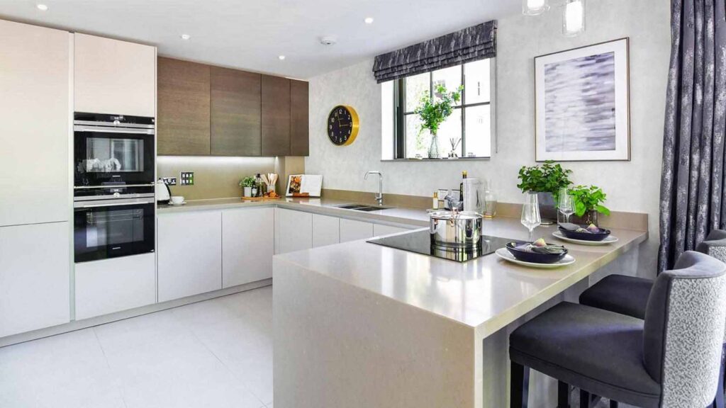 Taplow Riverside Kitchens in Buckinghamshire by Krieder for Berkeley.