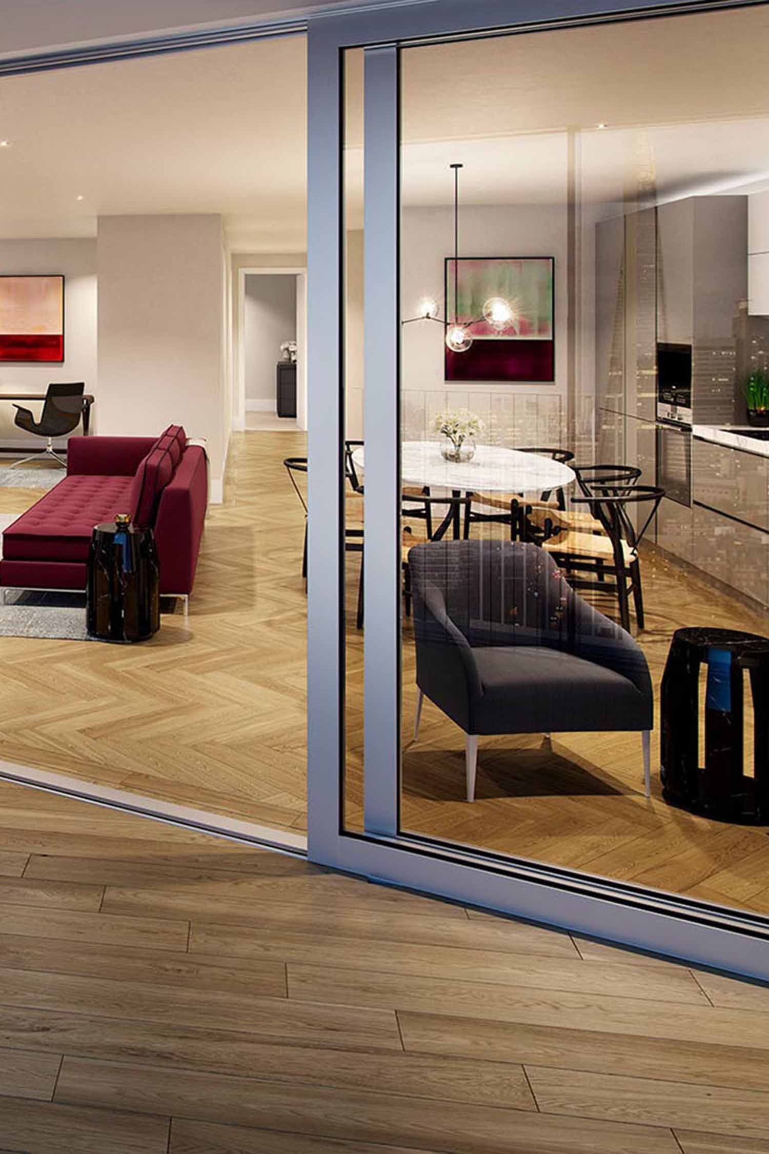 Luxury Kitchens for Two Fifty One Southwark, London by Krieder